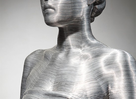 Metal Wire Sculpture by Park Seung Mo