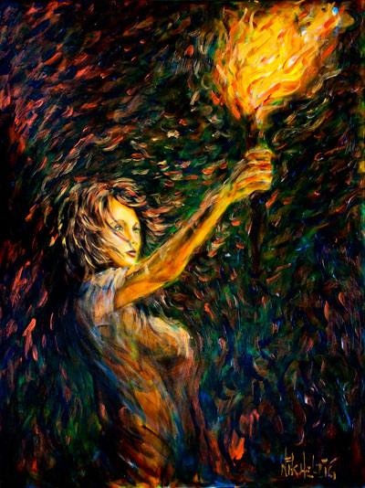 liberty-torch-painting